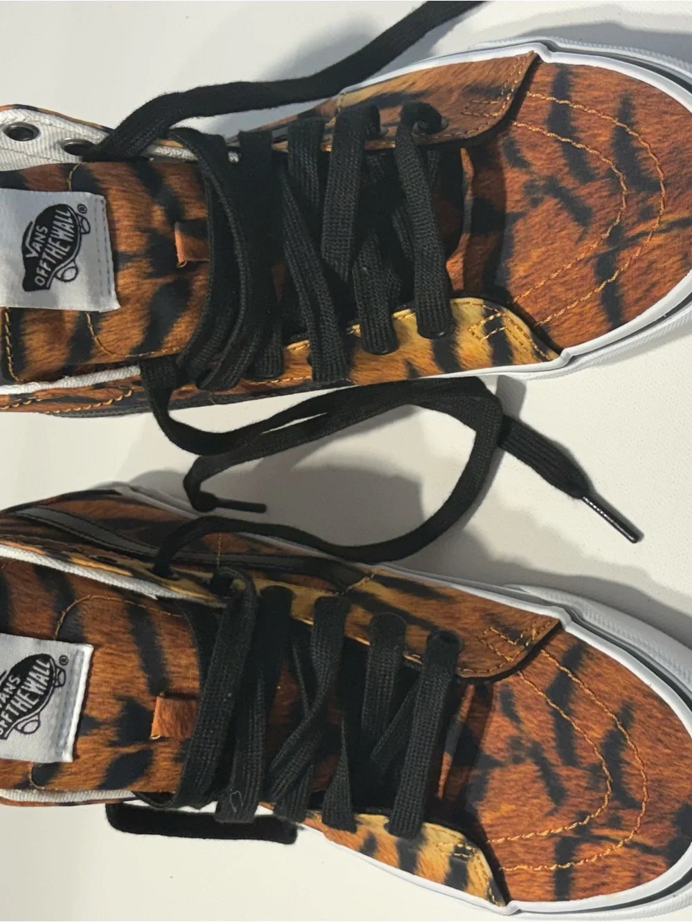 Vans Sk8-Hi Tapered Tiger Print Mens 6 Womens 7.5 NWOT High Top Sneakers (S1)